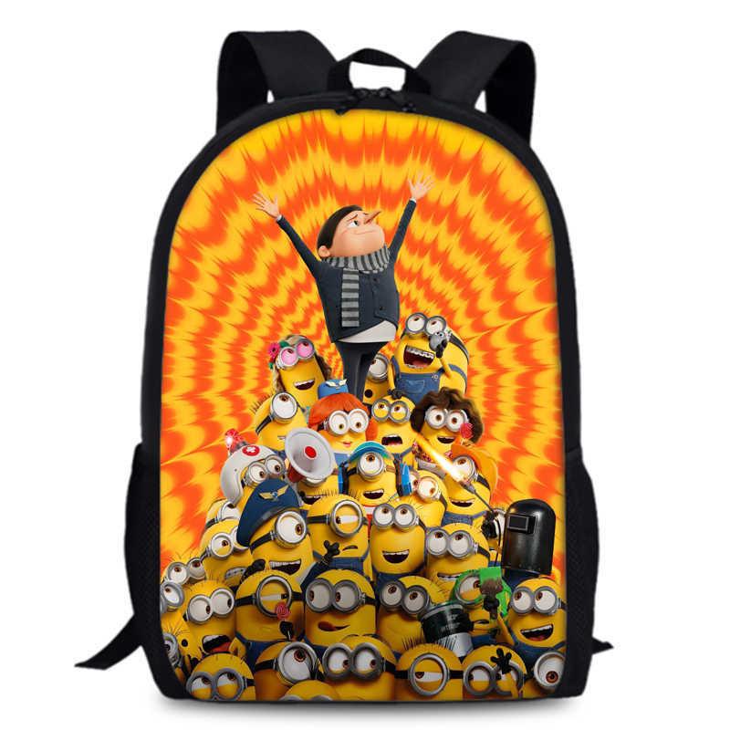 Spacious 15-inch Despicable Me 4 Backpack For School Oxford Fabric Breathable