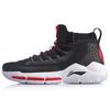 Li Ning Wade Collection Cushioning Abrasion Resistant High Top Basketball Shoes Men's Red Black ABAP027-2