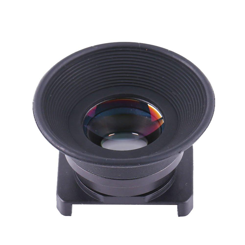 

Yosoo Zoom Fixed Magnifying Compatible with DSLR Plastic Optical Durable Viewfinder, 1.5x Focus, Eyepiece, Cameras, + Glass,