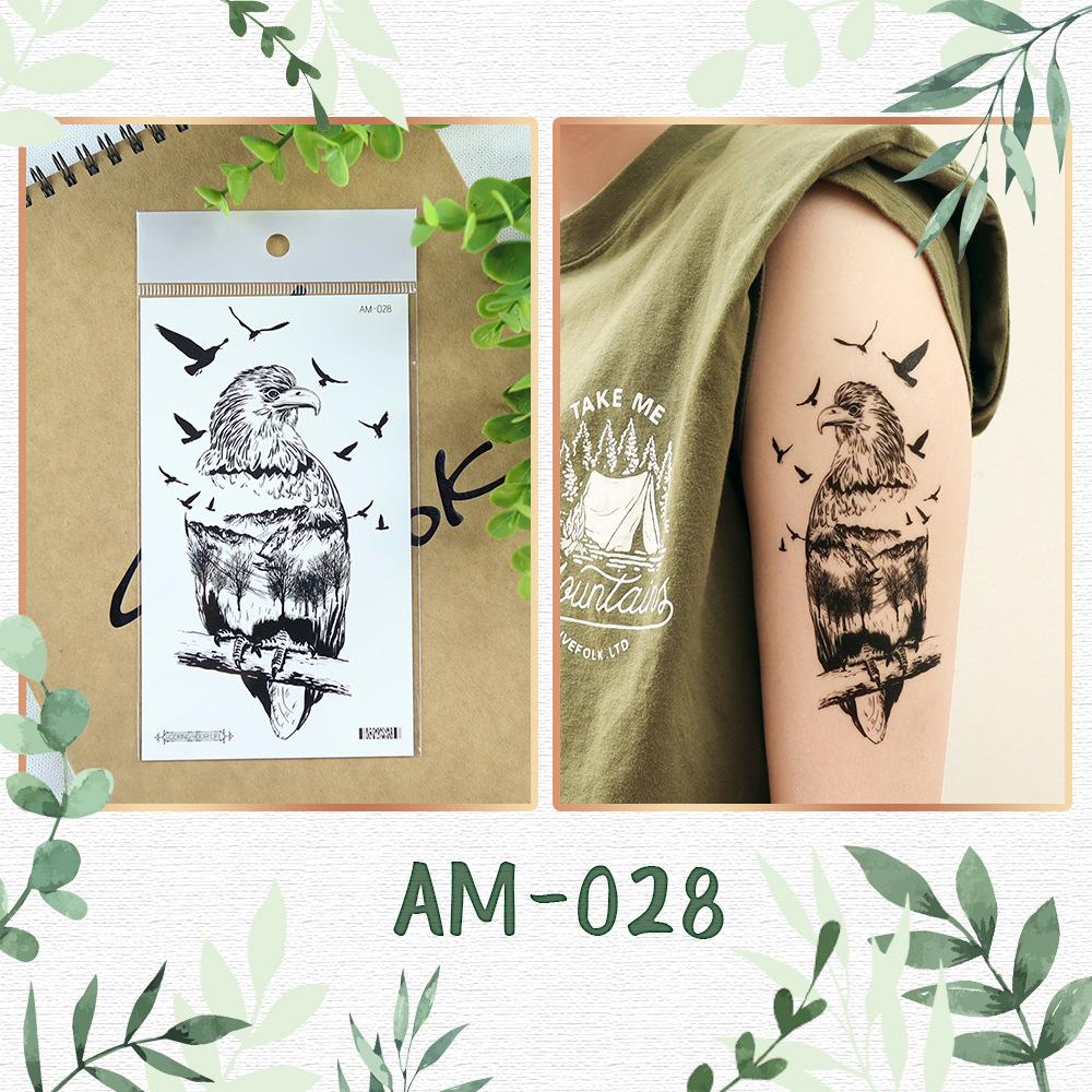 „Autocolante Tatuaj Temporar Șarpe cu Flori la Modă, Rezistente la Apă, pentru Bărbați și Femei - Design Cool, la Modă pentru Braț”