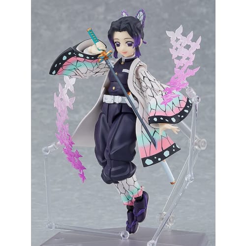 Figma Demon Slayer: Kimetsu no Yaiba Shinobu Kocho Nicht maßstabsgetreue bemalte bewegliche Figur aus Kunststoff