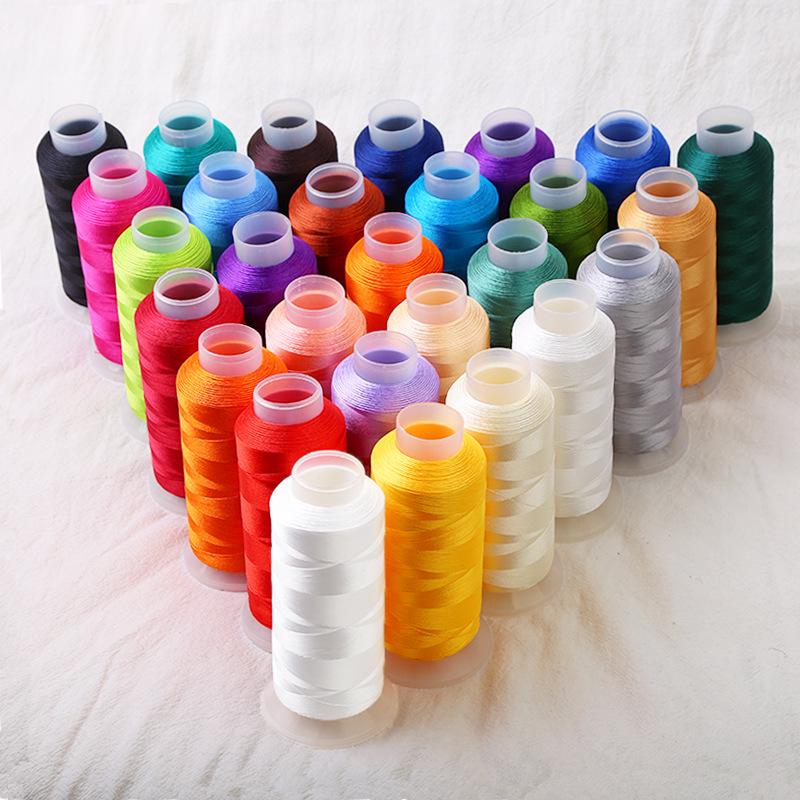 Polyester Embroidery Thread for Tassels, 300D 150D/2 Strand, Fine DIY Sewing Strand