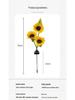 Sonnenblumen Solar-LED Hofblumenlicht - Wasserdichte Außenbeleuchtung für Garten und Rasen