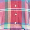 Polo Ralph Lauren Dress Ss24 Plaid Collar Single-Breasted Tie Short Sleeve Kids Dress Red CWPODRSG3D20772-600