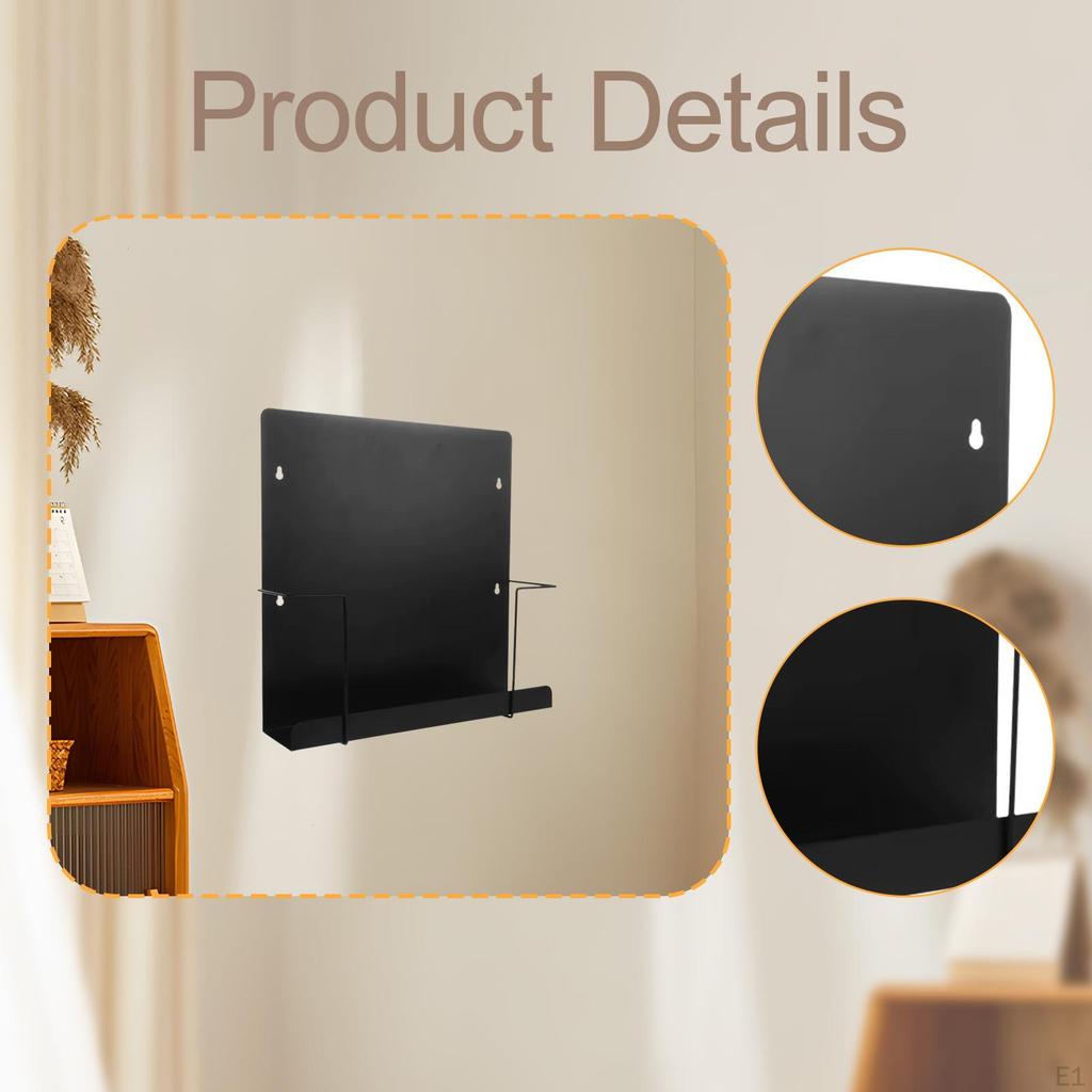 Vinyl Records Storage Holder Display Stand Lightweight Decoration Wall Mounted Rack for Comics