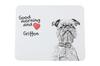 Griffon Bruxellois, Brussels Griffon - Mouse Pad with Print, Personalized Dog-themed Mouse Pad, Unique Gadget for an Office Worker by Art-Dog Brand