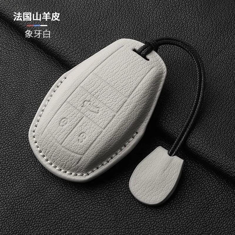 Shell Protection Bag Holder Suede Leather Car Remote Key Case Cover For New Bentley Flying Spur Continental GT Bentayga Mulsanne sdwg2