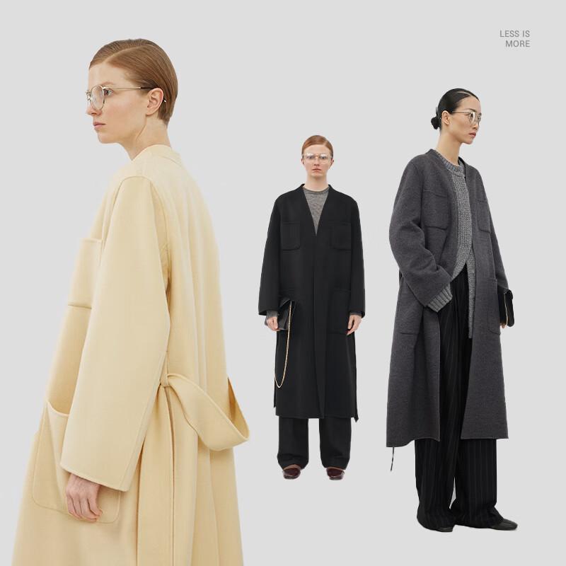 

LESS 2023 Winter Cashmere Wool Blend Coat S