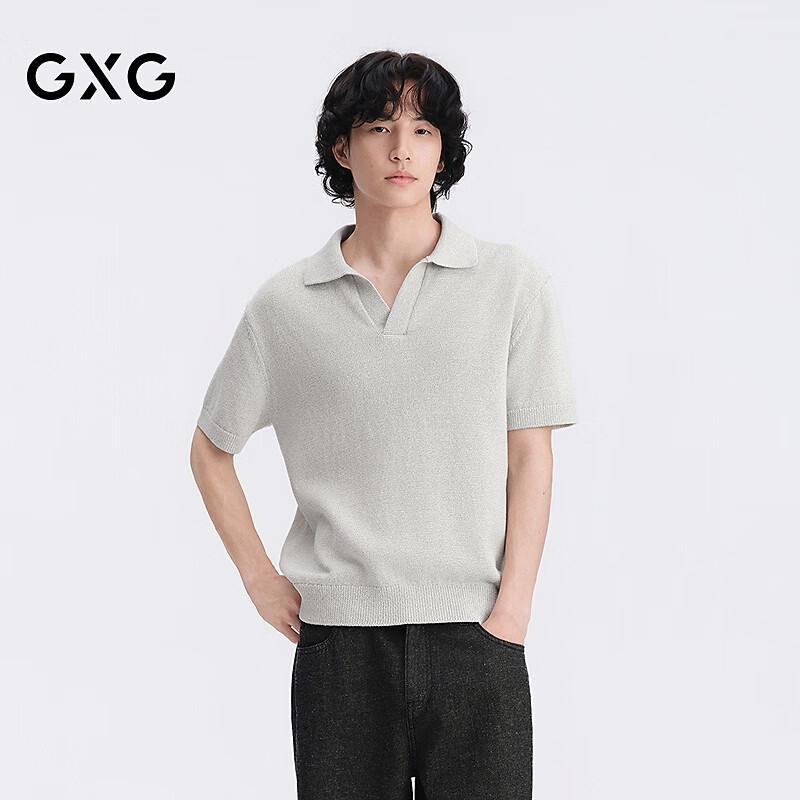 GXG Men s Seagull Collar Casual Polo Shirt S