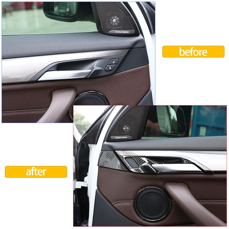 ABS Chrome Car Inner Door Handle Cover Door Bowl Protective Trim Sticker For BMW X1 F48 X2 F47 2016-2026 Auot Interior Accessory