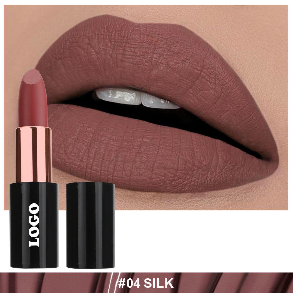 Waterproof and Non-Transfer Matte Lipstick: Long-lasting, No-Fade, No-Stick Formula.