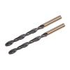 2pcs High Speed Steel Twist Jobber Drill Bit 7/8/9/10/11/12/13mm Titanium Nitride Coated M2 for Handheld Drills Drilling Machine