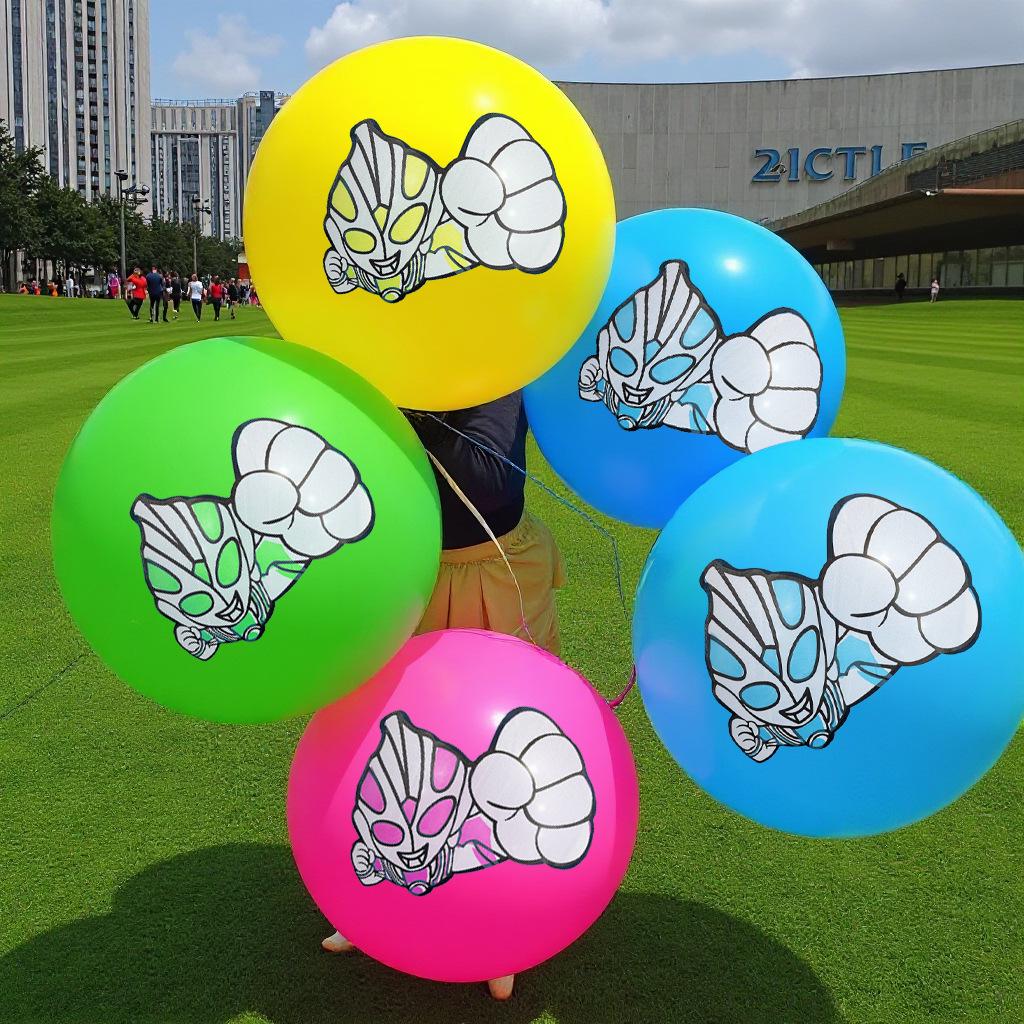 36-Inch Thickened Latex Round Macaron Balloon for Birthday Party Decoration