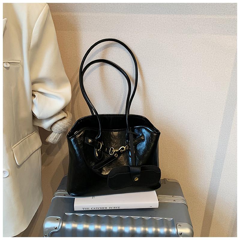 

Женская сумка-тоут большой емкости из искусственной кожи, классическая, однотонная, для поездок на работу, на плечо, для женщин, дорожные сумки