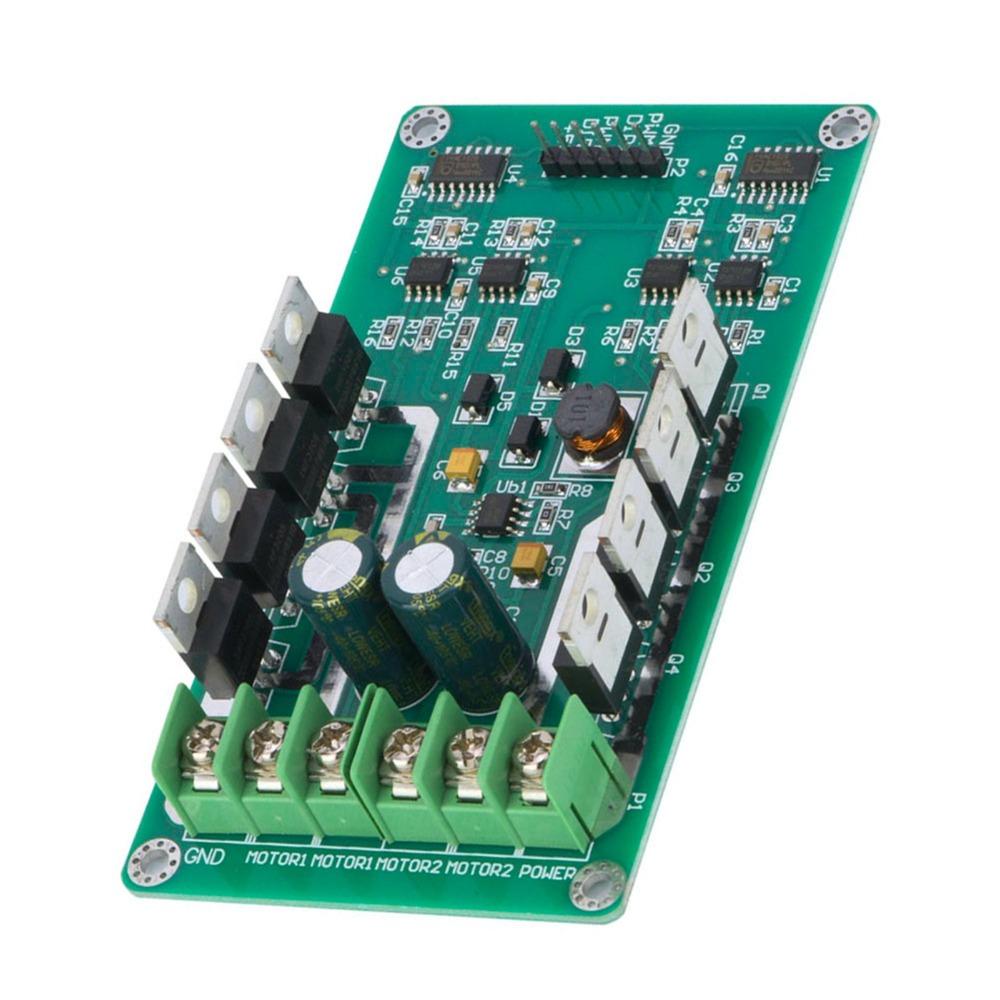 

IRF3205 MOSFET Модуль плати подвійного драйвера двигуна 3-36В H-міст Драйверний чіп H-міст DC 10A Піковий 30A 10A Модуль драйвера двигуна IRF3205 MOSFET