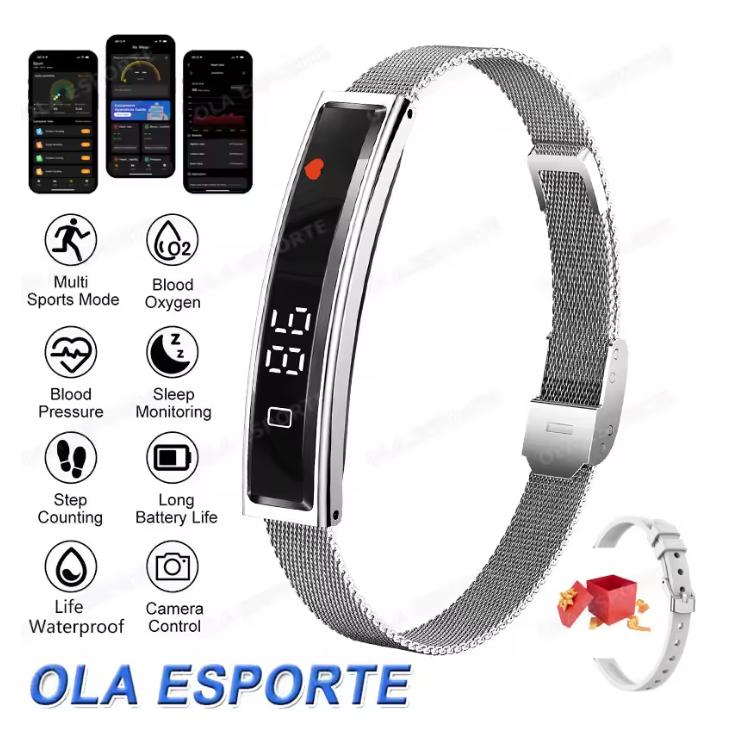 2026 Smart Bracelet Activity Fitness Tracker Sleep Heart Rate Blood Oxygen Waterproof Multiple Sport Smart Watch For Android iOS