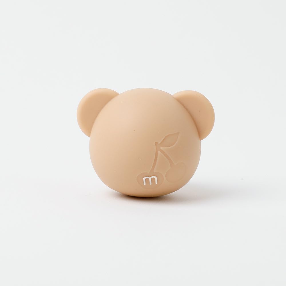 Silicone Mini Bear Squeaky Dog Toy for Small and Medium Dogs Popular Suitable for Toy Poodles and Chihuahuas Monchéri Toy, (FREE/Beige), Cute,