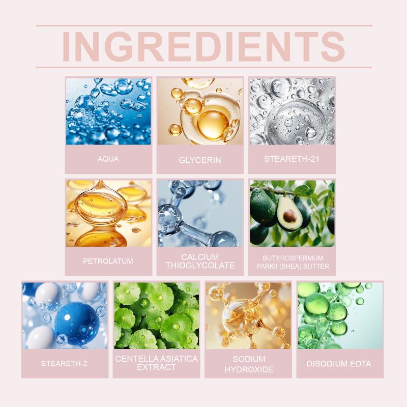 Sensitive Skin Hair Removal Cream for Bikini Area Moisturizing Painless Depilatory Slows Hair Growth for Smooth Skin
