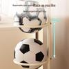 Scaffale da terra a 3 livelli per palloni da basket Miflame