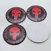 4pcs 45mm 56mm 65mm Skull Logo Emblem Car Stickers Accessories for Car Wheel Center Caps Hub Cap Rim Dust Cover Badge Replace