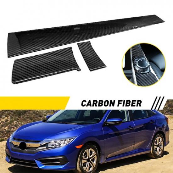 Interior Center Console Trim Panel Sticker Protection For Honda Civic 2016-2021