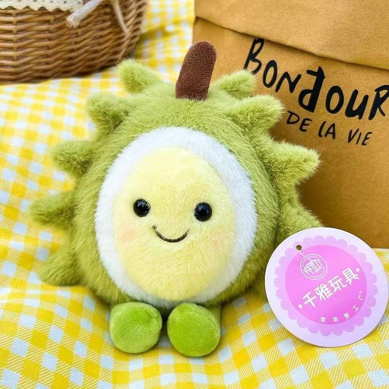 Vegetables Fruits Orange Dragon Fruit Durian Plush Toy Stuffed Doll Decoration