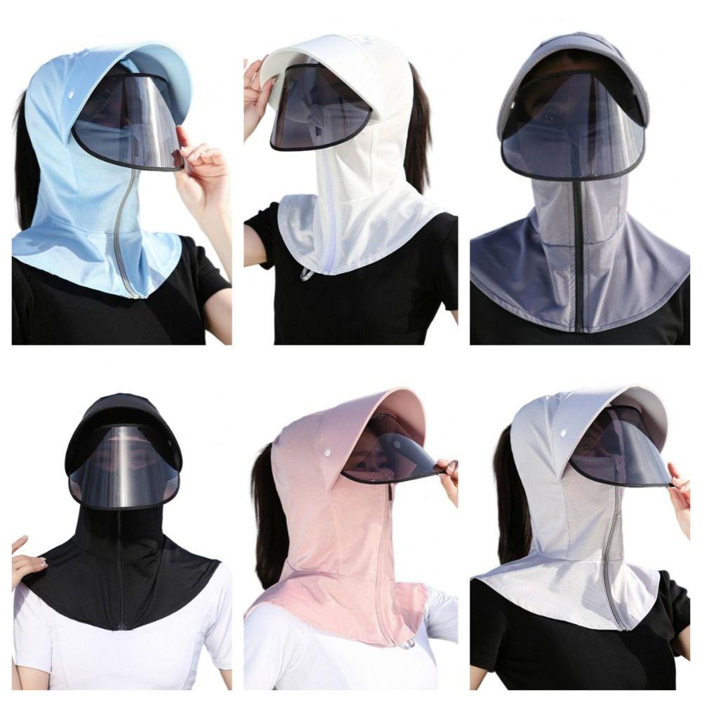 Neck Guard Women Sun Hat Face Cover Summer UV Protection Cap Female Sunshade Hat Mountaineering