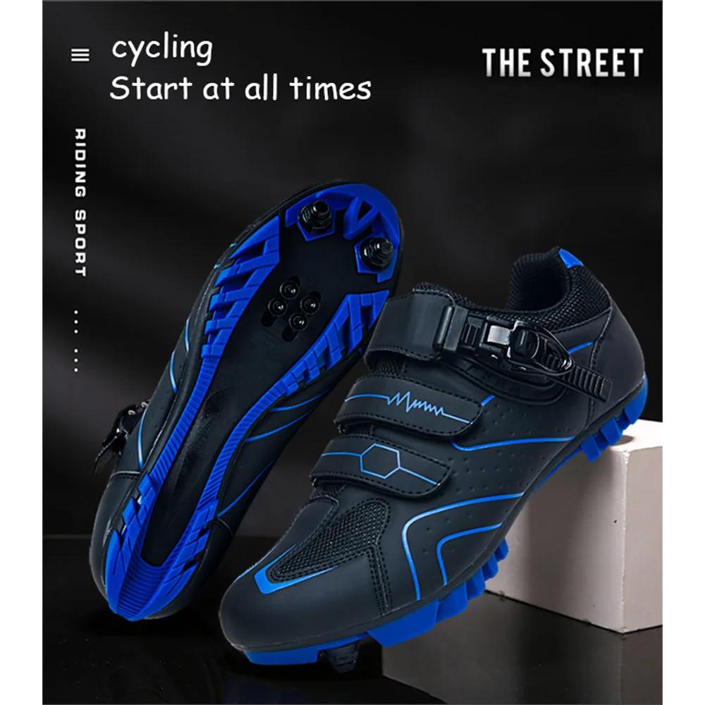 Mountain Bike Shoes Mens Cycling Shoes MTB Shoes Quick Ratchet Buckle  Pedal for Indoor and Outdoor Compatible with SPD System