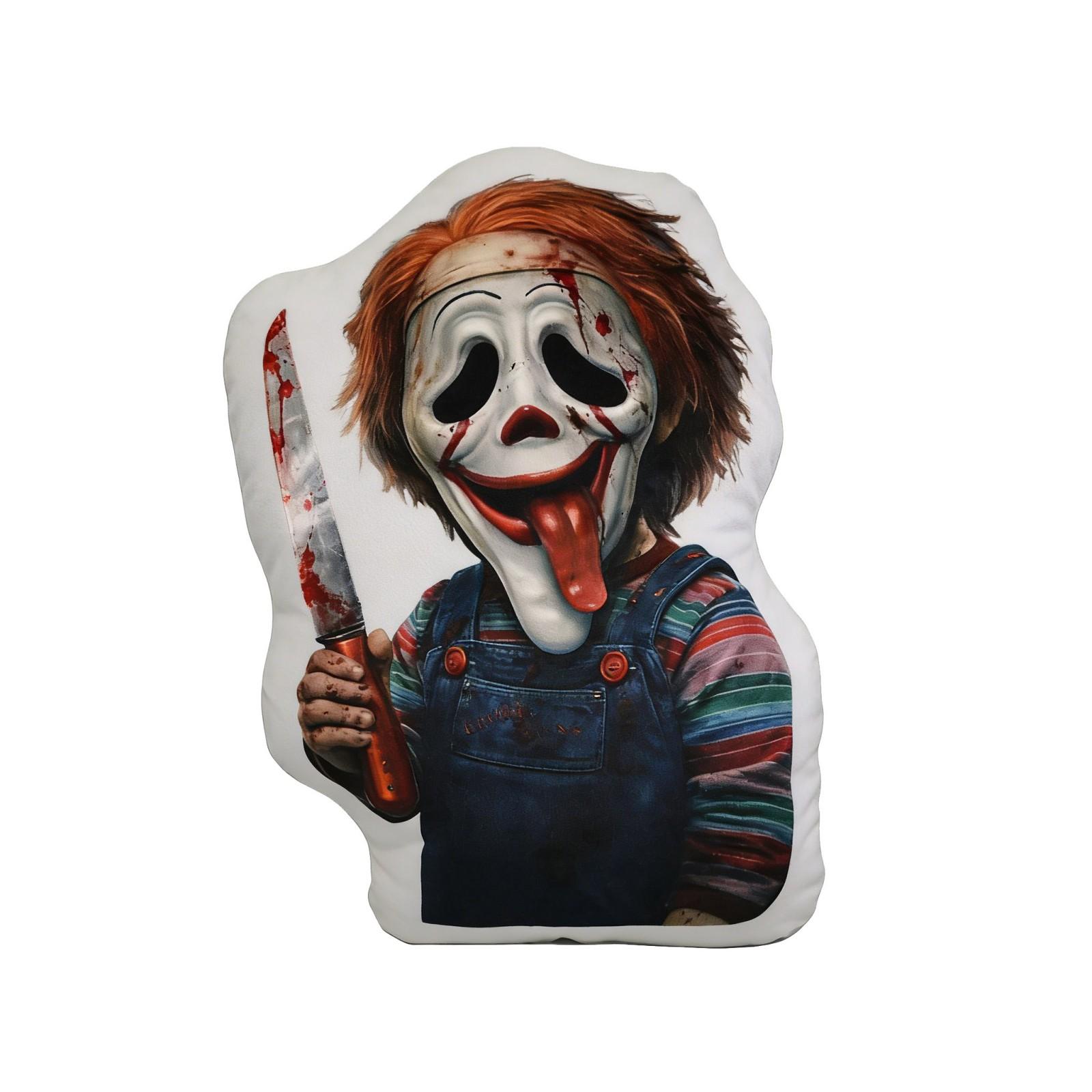 

Hot Movie Souvenirs - Movie-themed Throw Pillow - Movie Featuring Scary And Terrifying Characters Throw Pillow 35cm (longest Side) One Size