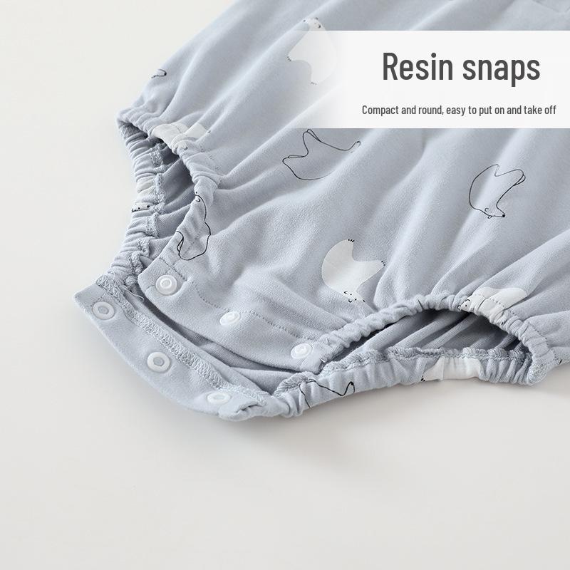 Neugeborenen Modal Baumwolle Baby Body - Frühling/Herbst Homewear & Klimaanzug