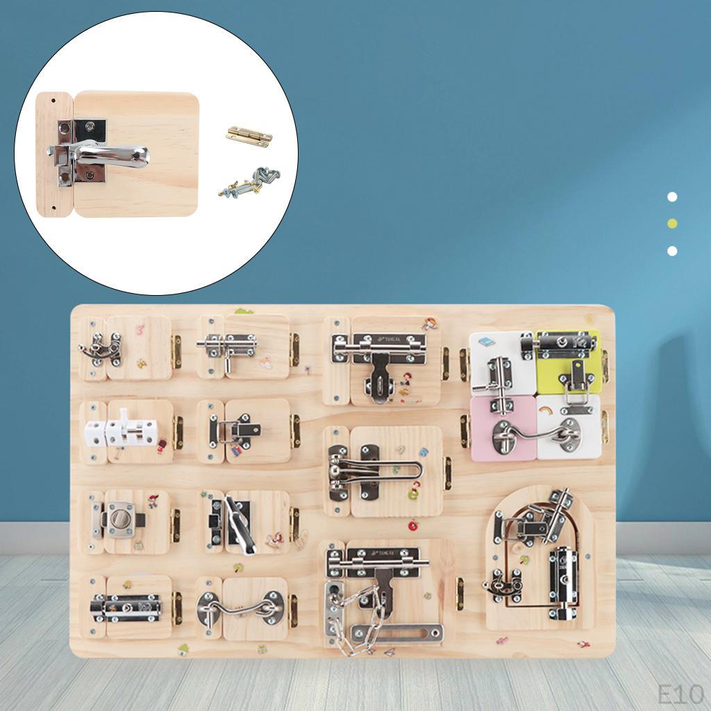 DIY Lock Latch Puzzle Parent-Child Early Education Toys Year Old