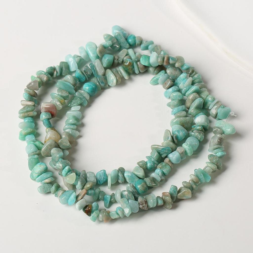 80cm Natürliche Amethyst Splitterkette - Poliert, Unregelmäßige Streifen für DIY Schmuck & Armbänder