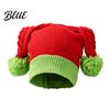 Breathable Warm Winter Hat Women Christmas Elf Hat, Cozy Knit with Pom Casual Accessories for Pom, Stretchy Skull Cap Outdoor Cold Weather Soft