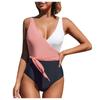 Women's Fashion One-Piece Splicing Straps Sexy Bikini Beach Swimsuit