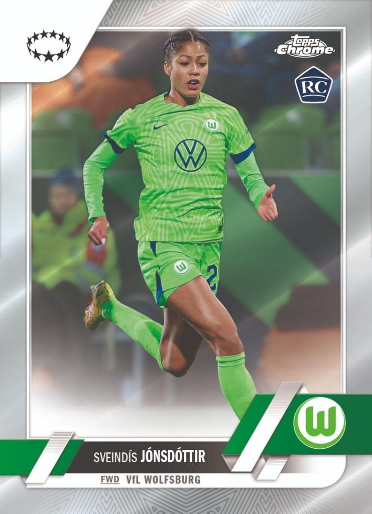 2023 Topps UCL Chrome Piłka nożna 2023 Topps UWCL Liga Mistrzów Chrome Kobieca Kobieca