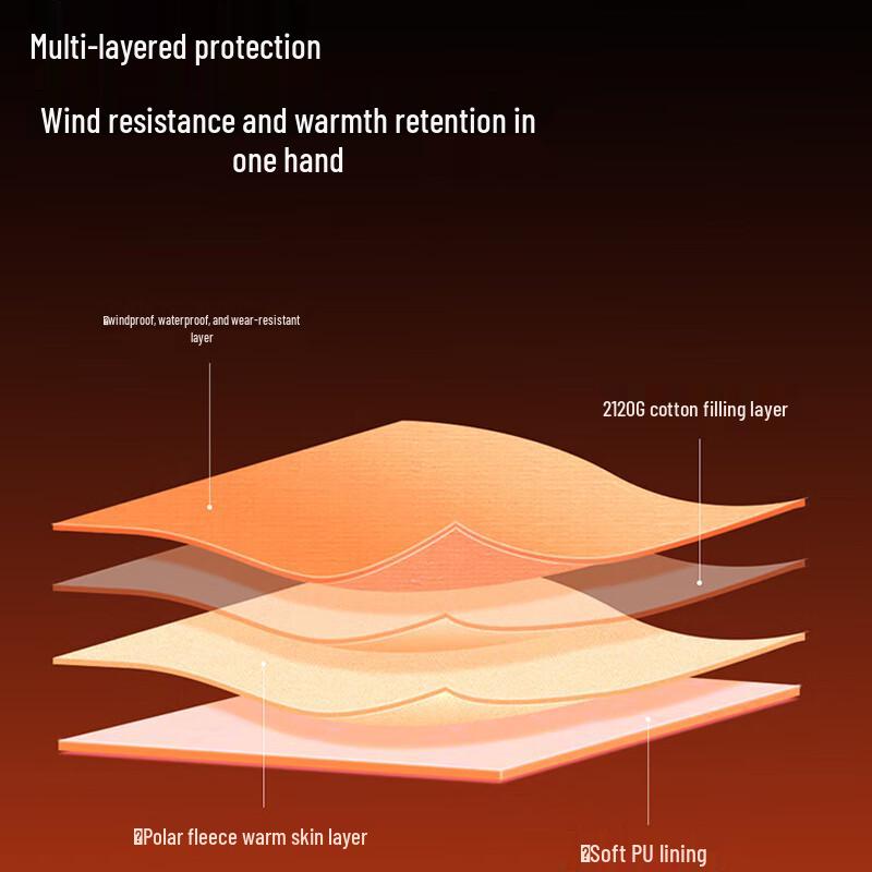 VVC Full Palm Touchscreen Ski Gloves