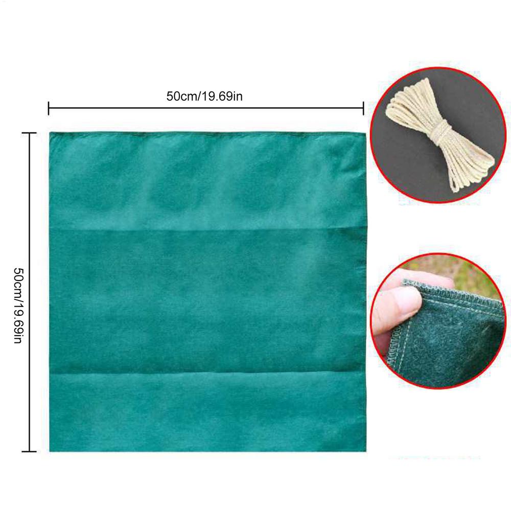 

Portable Winter Warm Wrap Outdoor Garden Freeze Frost Cover Plant Overwintering Cold Proof Cover With Zipper Thick Breathable зелений