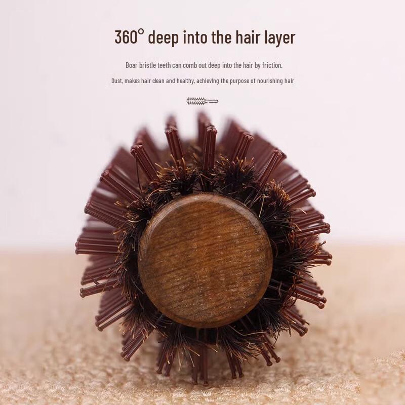 Professional Boar Bristle Round Hair Brush