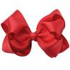 Bow Hairpin Safety Alloy Hair Clip with Burr-Free Metal Spring Double-Layer Threaded Webbing Bow Kids Non-Slip Hair Accessory