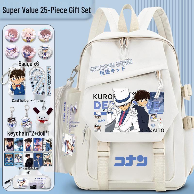 Detective Conan x Kaito Kid Large Capacity Backpack for Students
