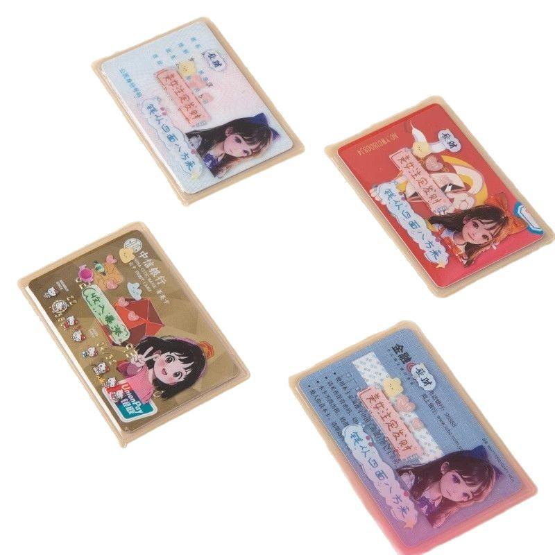 Çizgi Film Kimlik ve Banka Kartı Tutucu, Manyetikleşmeye Karşı ve Gizlilik Korumalı - Ücretsiz Kargo