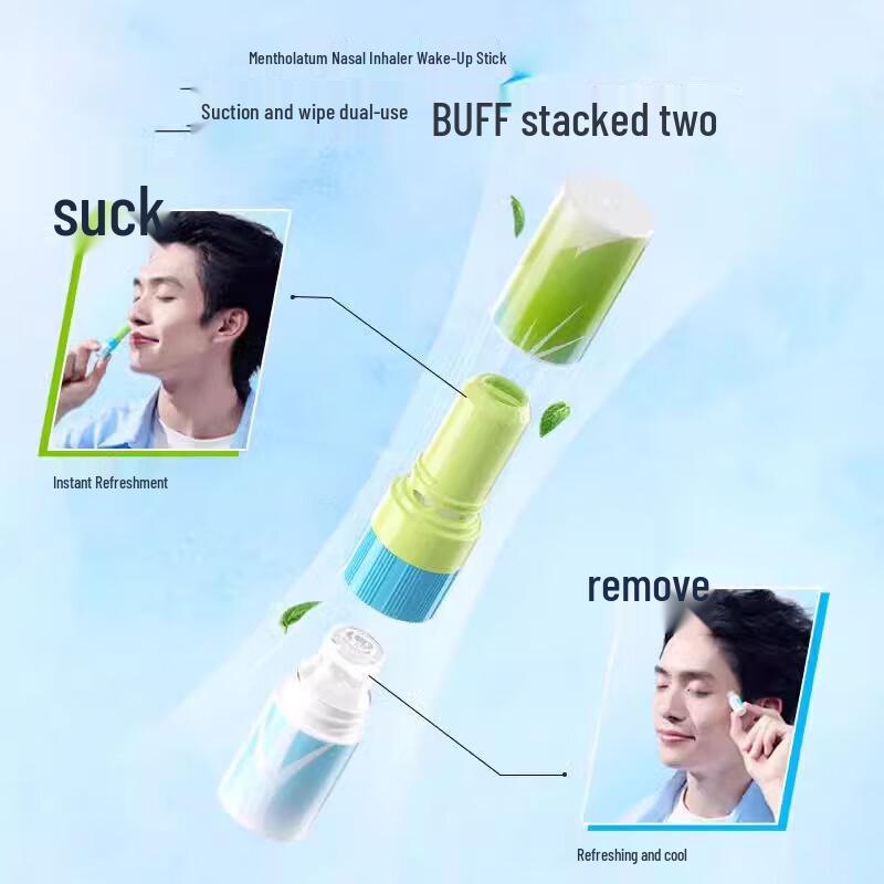 Mentholatum Minty Fresh Dual-Use Inhaler Stick