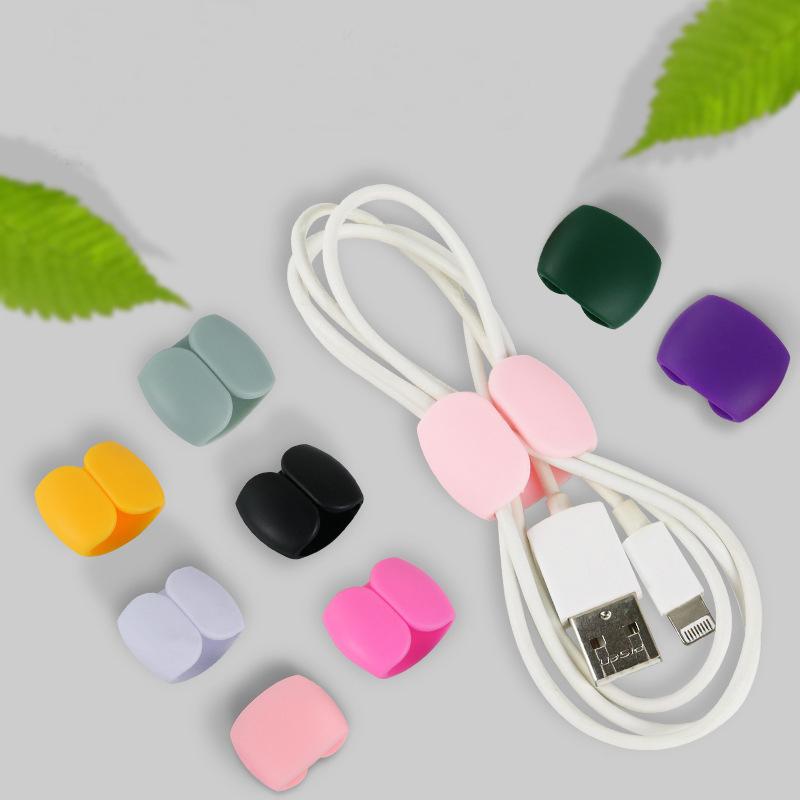 5 Stücke Ladekabel Protektoren Reise Datenkabel Clip Dekoration Kopfhörer Ladekabel Lagerung Schnalle Kabel Organizer