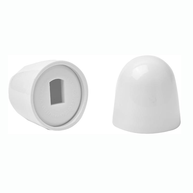 6 Stück Weiße Toilettenschraubenabdeckungen Für Heim-Toilettenzubehör Badezimmerarmatur Verdeckt Badezimmerinstallationsspuren