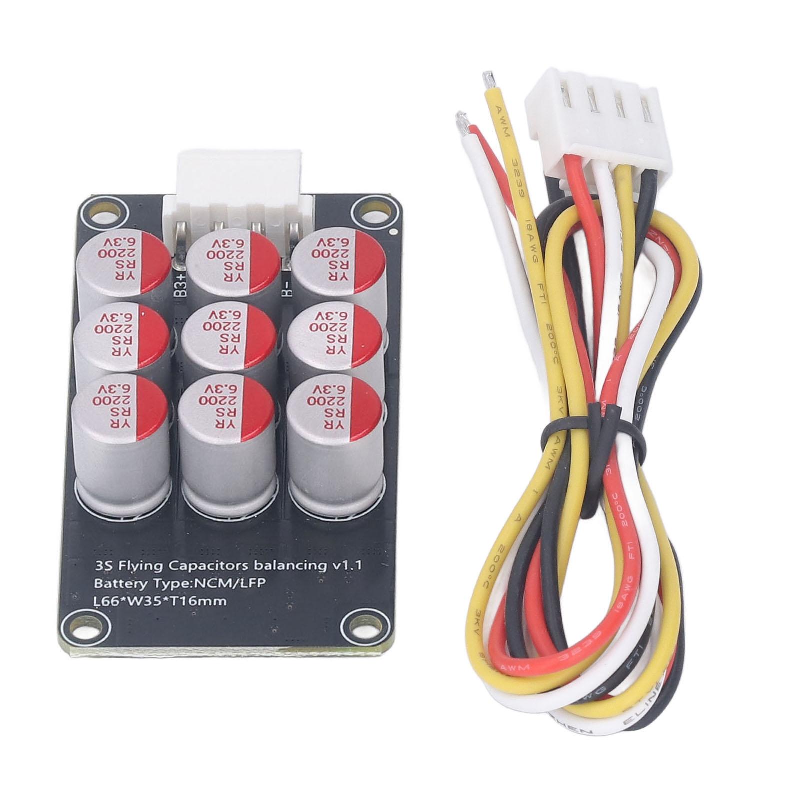 

Battery Active Equalizer 3S Balancer Li Ion Lithium Energy Transfer Board Equalization Module DC2.7‑4.2V 5A