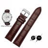 20mm 22mm Genuine Leather Watchband Casio BEM-501 506 307 EDIFICE Series EFB-530 MTP-1303 Watch Band Bracelet Strap Black Brown