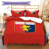 Genoa Logo Bedding Quilt Set Quilt Cover Pillowcase Home Decoration Birthday Gift (1 * Duvet Cover + 2 * Pillowcase, Without Core)