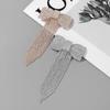 Bow Fringe Hairpin For Women  Temperament Hair Clip Korean Light Luxury Hair Accessories Gold Silver Color