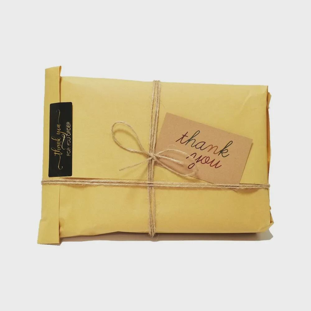 30er-Pack Dankesgrußkarten aus Kraftpapier – Blanko-Geschenkkarten