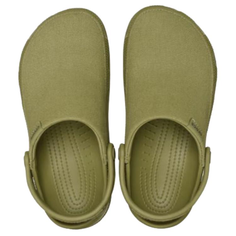 Crocs Classic Crafted Clog Canvas Low top Casual Shoes Unisex Green 211354-3UA